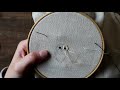 フクロウさんの刺繍【前編】owl embroidery