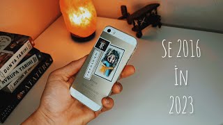 Unboxing iphone Se 2016 in 2023 | Aesthetic & Stickers 🍁