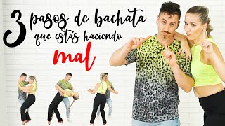 3 ERRORES❌ que cometes al bailar BACHATA | ✅Trucos para solucionarlos | Alfonso y Mónica