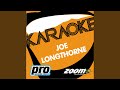 Always On My Mind [No Backing Vocals] (In The Style Of 'Joe Longthorne')