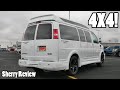 FOUR WHEEL DRIVE! 2020 GMC Savana LUXURY Conversion Van | Sherry Review