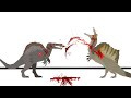 jp3 spinosaurus v.s. scientifically accurate spinosaurus dc2