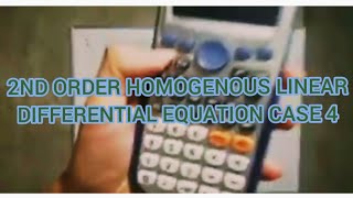 HOMOGENOUS SECOND ORDER LINEAR DIFFERENTIAL EQUATION PART 4 TAGALOG