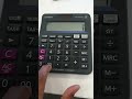 How to set Discount or percentage in calculator