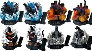 all new shin Godzilla, minus one, burning Godzilla and Gojira Desktop Monster Pen Stand $37.00