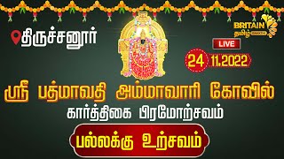 LIVE-திருப்பதி பல்லக்கு உற்சவம் ஸ்ரீ பத்மாவதி அம்மாவாரி கோவில் -கார்த்திகை பிரம்மோற்சவம்