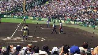 甲子園 開会式 松井秀喜始球式