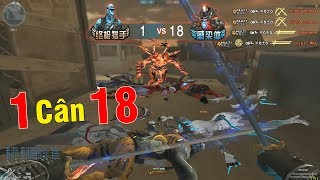 Pha Cân Team Hero Băng 1 Vs 18 Zombie MutiKIll Phê Lòi - Rùa Ngáo