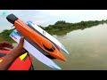 rc boat can pull a real water boat chatpat toy tv