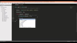 php autocomplete tips search color in array with strpos and collect 720p