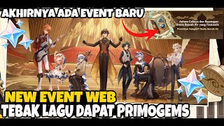 Ga Ribet Langsung dapat Primogems - Event Web Terbaru Tebak Lagu !!! Genshin Impact v4.0