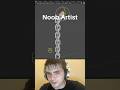 Noob vs Pro artist: Rigid body chain #blendertutorial #blender #blendercommunity #blender3d #b3d