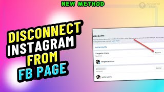 Disconnect Instagram Account from Facebook page Laptop/PC 2024