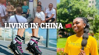 Living in china||Black girl finds a professional skating coach in china.