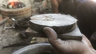 Making a Brass Love Symbol | Sand Casting Process | Metal Art Handicraft