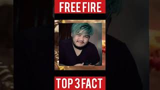free fire top 3 amazing facts about free fire #shorts @ Total gaming @ Lokesh gamer