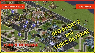 Red Alert 2 and Yuri's Revenge (4 vs 1 NO SW) #redalert2 #America #Libya