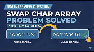 How to Reverse a String / Char Array (Two Pointer Method)