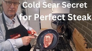 Cook a Ribeye Steak in MINUTES with a Secret Cold Sear Trick!