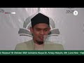 Ditantang Debat Wahabi Payakumbuh, Buya DR. Arrazy Hasyim: Itu Masa Lalu Saya!!!