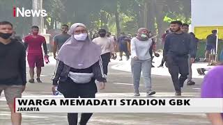 Stadion Utama GBK Kembali Dipadati Warga yang Berolahraga - iNews Siang 13/06