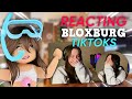 REACTING TO MY OLD BLOXBURG TIKTOKS! (evabl0x lore)