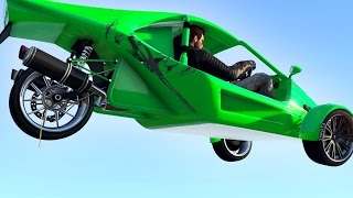 NEW BIKE-CAR VEHICLE! (GTA 5 Funny Moments)