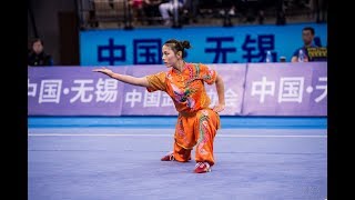 Women's Changquan 女子长拳 第5名 江苏队 王逸蓬 9.63分 jiang su wang yi peng 2017年全国武术套路锦标赛