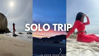 VLOG | SOLO ROAD TRIP | SELF CARE, BEACH DAY, LUXURY SPA, MENTAL RESET + MORE