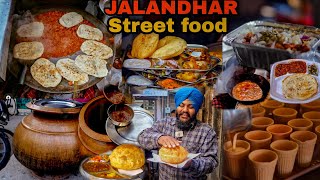 Top 5 Street food In JALANDHAR | Tandoori dal tadka, Nutri Kulcha, poori chole, Rajma chawal