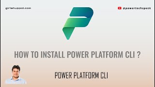 How to Install Power Platform CLI (pac) ?