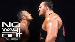 FULL MATCH - The Rock vs. Big Show: WWE No Way Out 2000