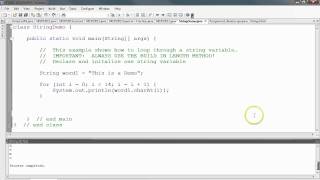 Java - Strings using loops