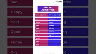 5 Adjectives That Are Way Stronger Than You Think! | Learn with ESL 💜