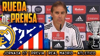Real Madrid - Atlético de Madrid Rueda de prensa de LOPETEGUI (28/09/2018)