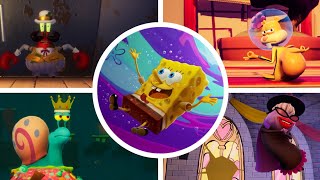 Spongebob SquarePants The Cosmic Shake All Bosses + Ending