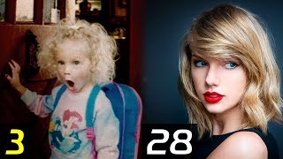 TAYLOR SWIFT Transformation - From 1 To 28 Years | Then and Now | Childhood | Before famous | After