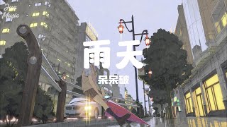 呆呆破 - 雨天【突然下起了雨 一場雨在等你，突然流淚的你 受過了多少委屈】【動態歌詞/Lyrics Video】