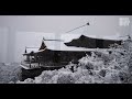 冬の京都❄️ 清水寺 〜国宝の本殿から張り出す「清水の舞台」が白銀の世界に包まれます。静かな冬の日をご覧ください。 no.064