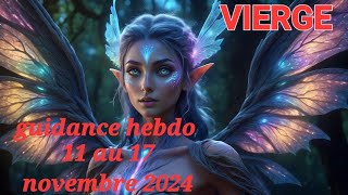 VIERGE ♍️ DU 11 AU 17 NOVEMBRE 🧚‍♀️ la chance est avec vous 🍀