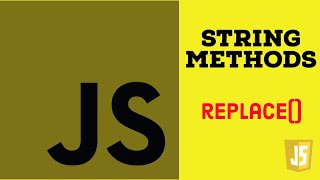 #14 Replace() method in JavaScript