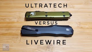 Kershaw Livewire and Microtech Ultratech Head to Head Comparison | Popular, American Made OTFs