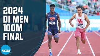 Men's 100m final - 2024 NCAA track and field championships