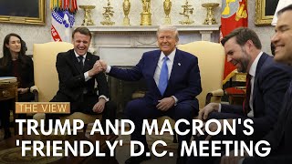 Trump And Macron's 'Friendly' DC Meeting