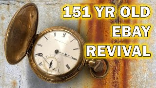Reviving History! Waltham Pocket Watch Restoration from eBay