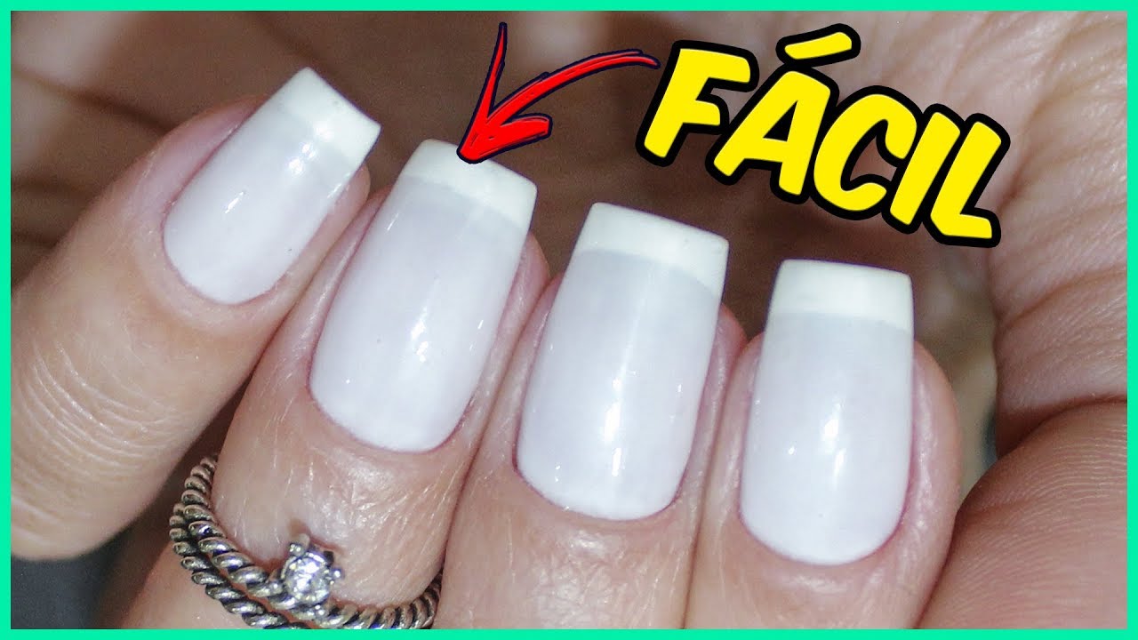 COMO FAZER FRANCESINHA PERFEITA (FRENCH NAILS) ‹ Unhas Da Lalá › - YouTube