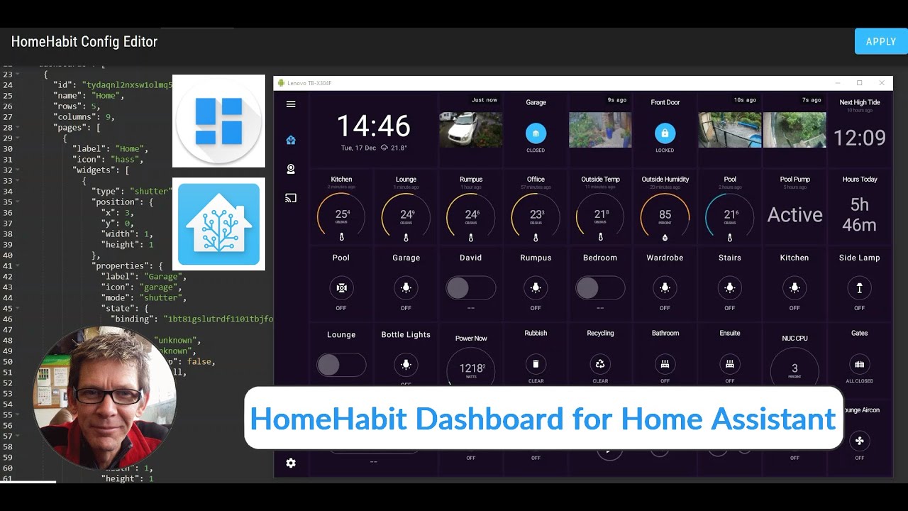 A Great Dashboard For Home Assistant (HomeHabit) - YouTube