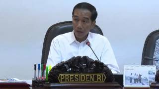 Pidato Pengantar Presiden Jokowi pada Ratas Lanjutan Pembahasan TKDN (23/2) di Kantor Presiden