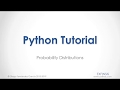 Python Tutorial. Probability Distributions