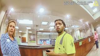 Police Surprise Fake Construction Worker At Bank After $10K Fraud Scheme Backfires